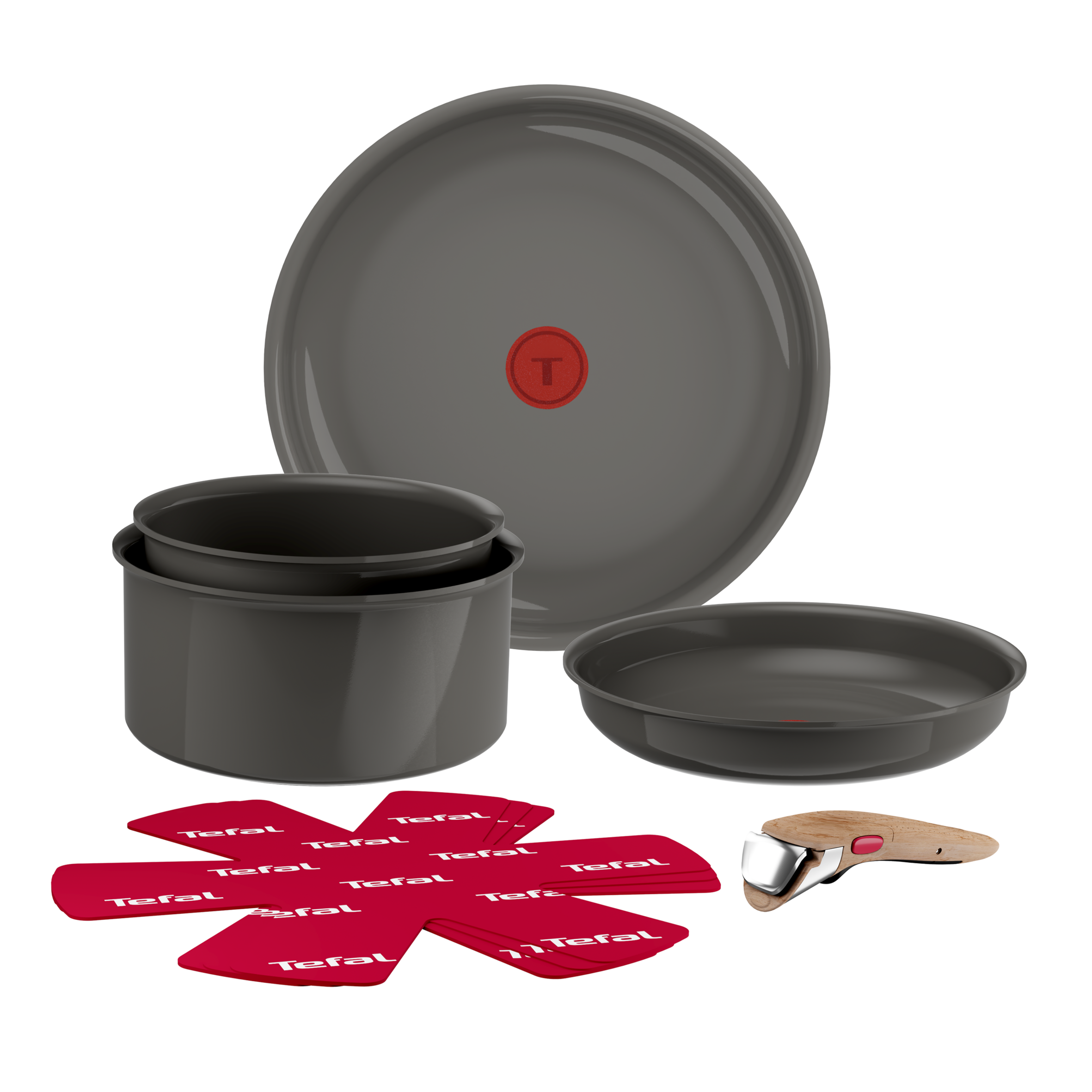Ingenio Renew Ceramic L2729002 - Set 8 pièces - Céramique - Induction
