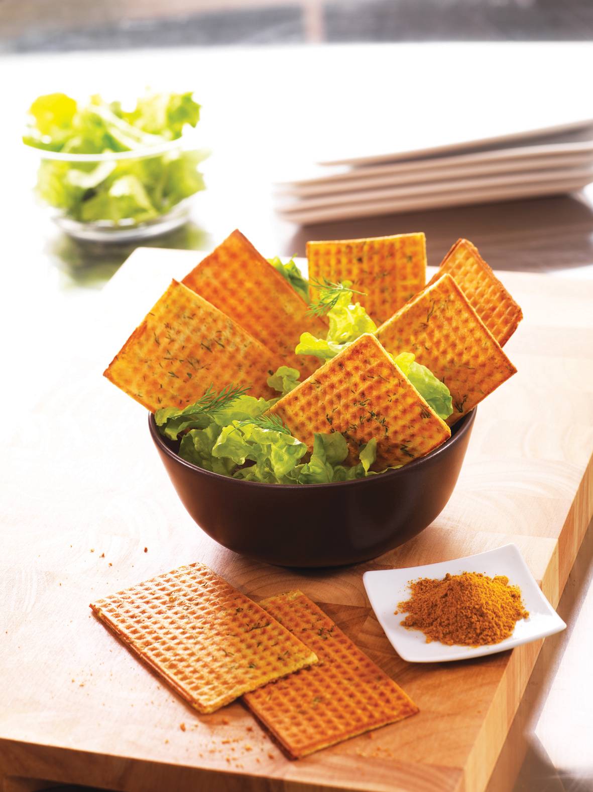 2 plaques Gaufrette Snack Collection XA8105F0