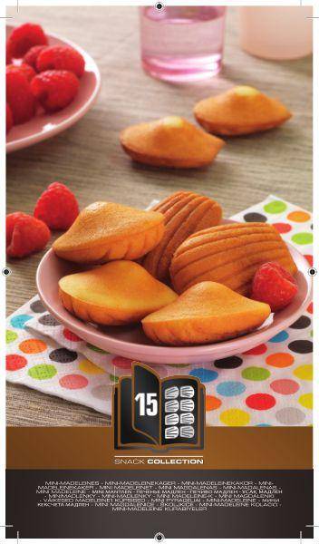 Plaques Snack Collection Mini Madelaines XA801512