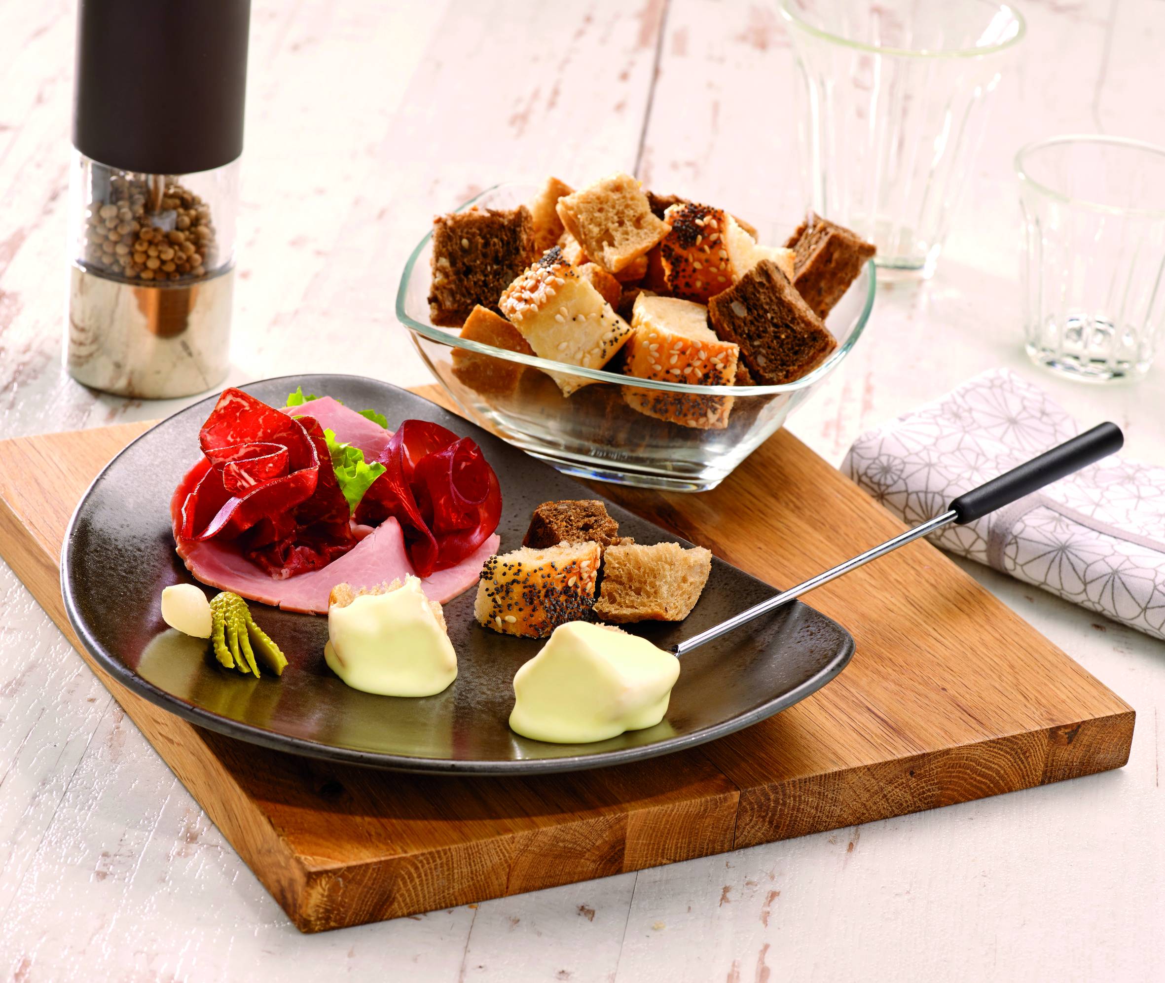 Silver EF300010 Appareil à fondue - 6 personnes