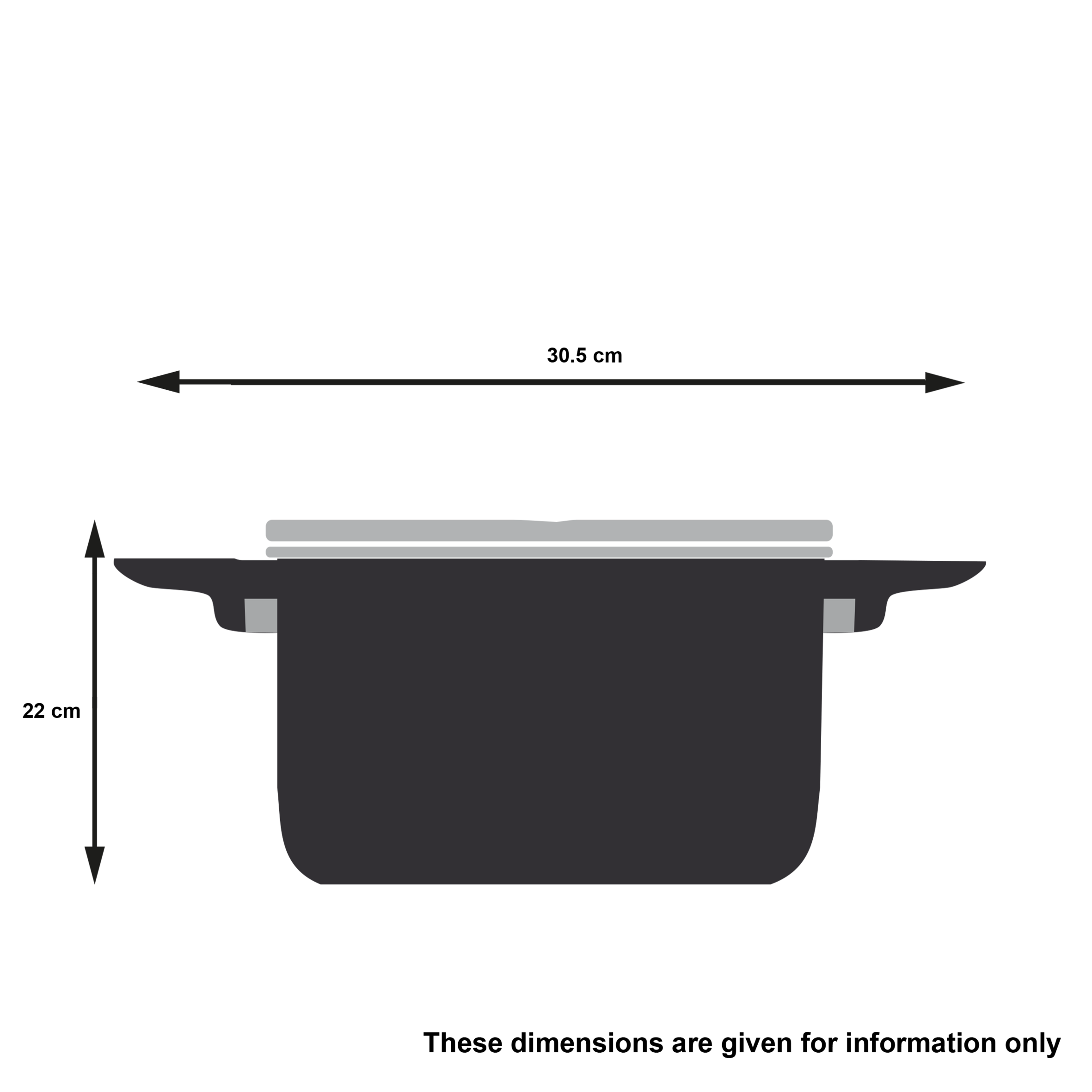 Nordica H8524435 Kookpot inox 20 cm