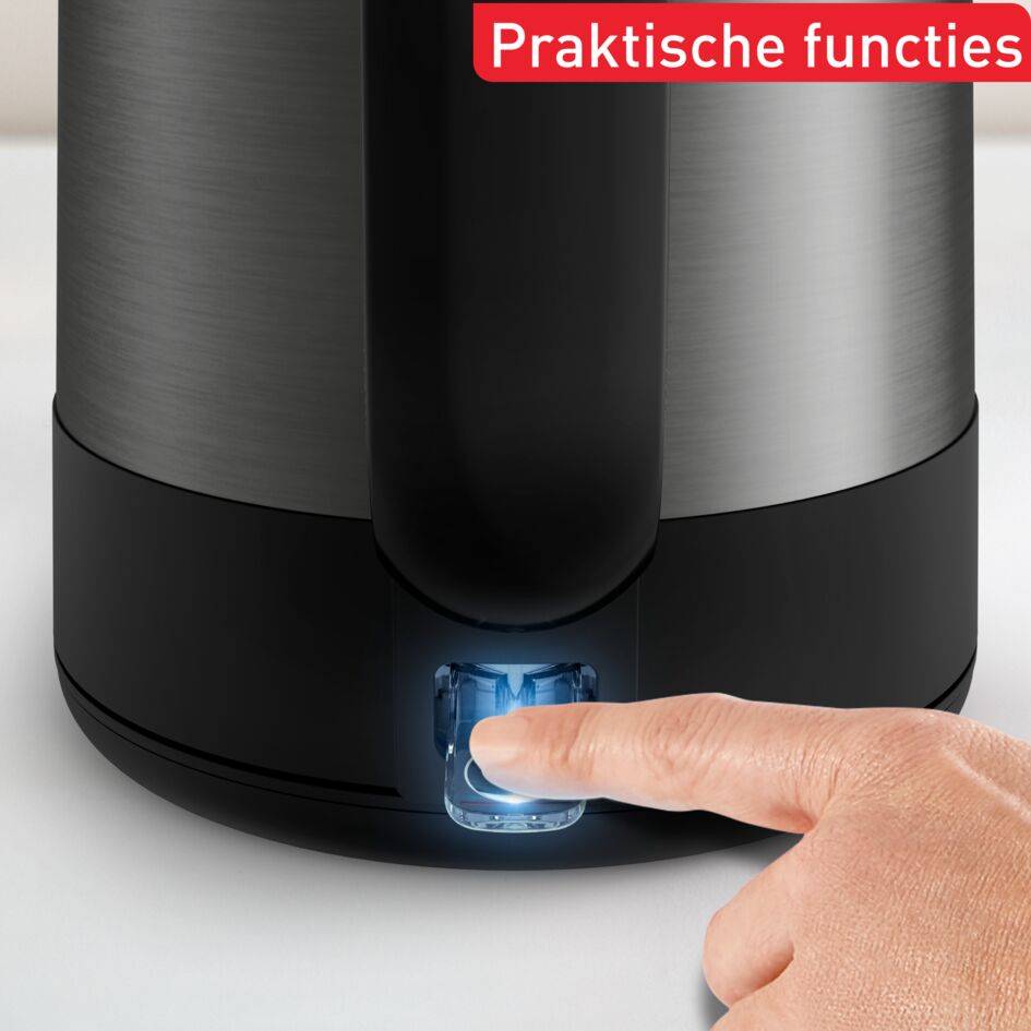 Nieuwe Equinox zwarte waterkoker 1,7 l