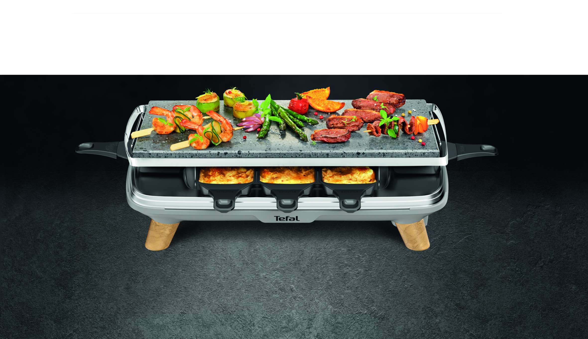 Gourmet PR620D12 Appareil à raclette & Pierrade - 8 personnes