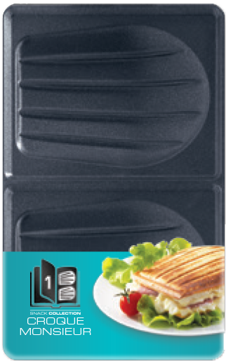 2 Croque-monsieur platen Snack Collection XA800112