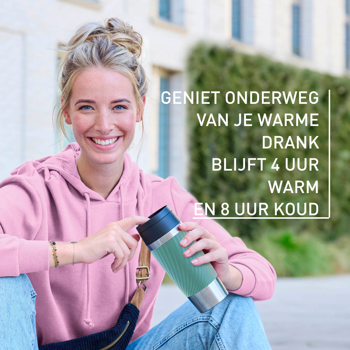 Travel Mug Easy Twist N2024310 Isotherme drinkbeker - 0,36L - Groen