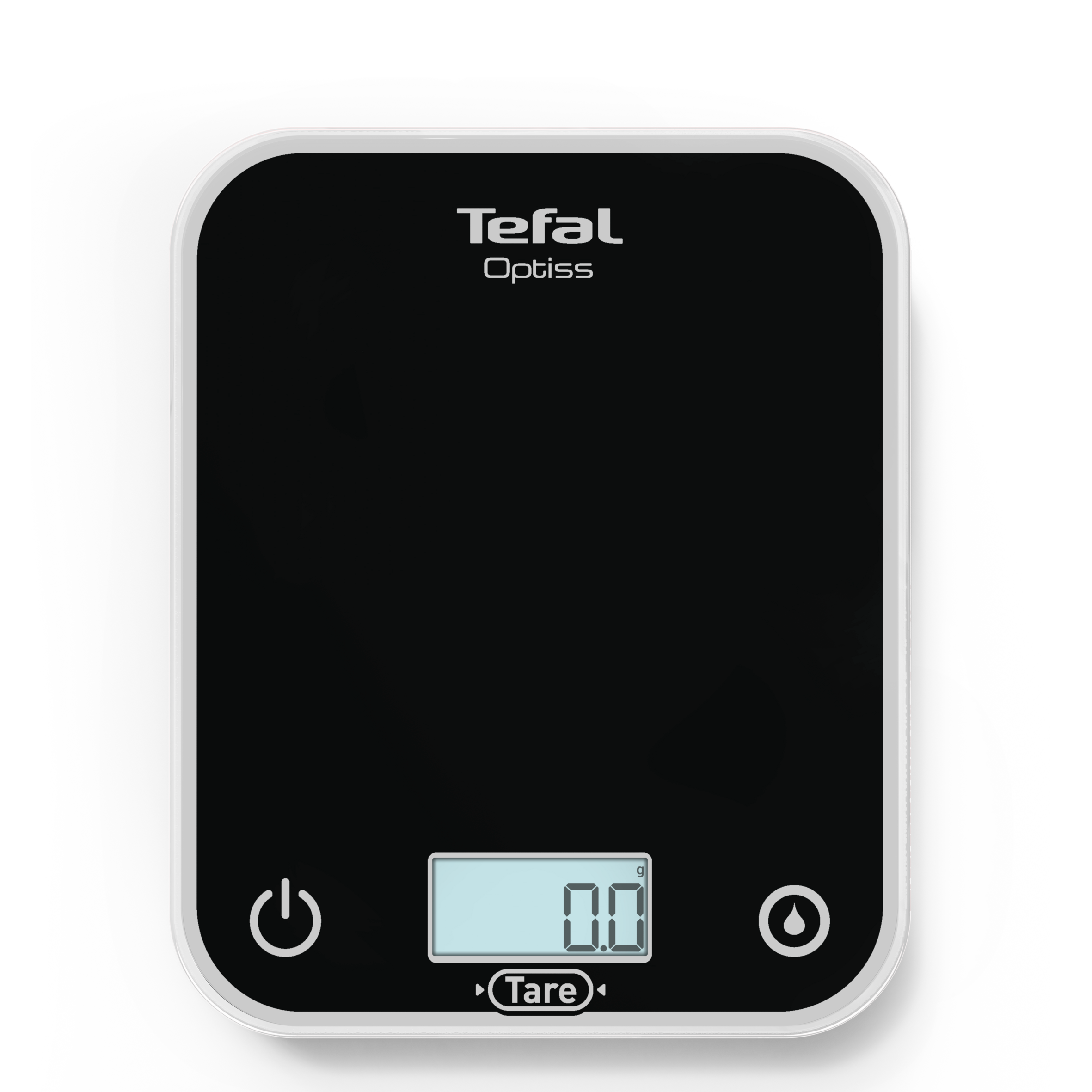 Optiss BC50U5V0, elektronische keukenweegschaal, makkelijk af te lezen display, krasbestendig