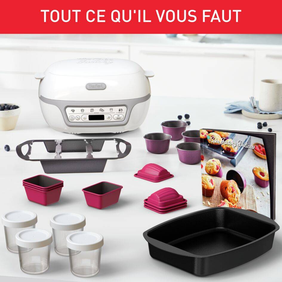 Cake Factory Delices KD812110 Appareil intelligent à gâteaux - Maxi pack