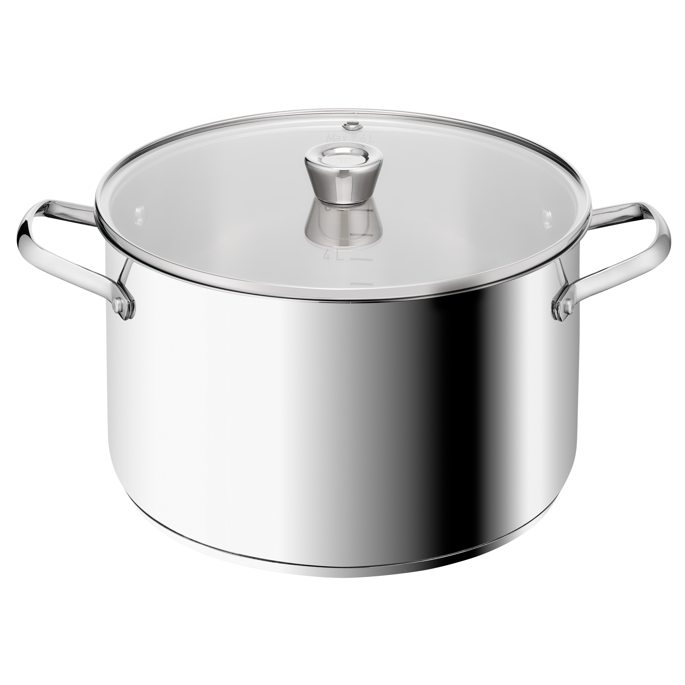 Emotion+ XL, Marmite 28&nbsp;cm + couvercle, Acier inoxydable, Garantie 5&nbsp;ans, Induction