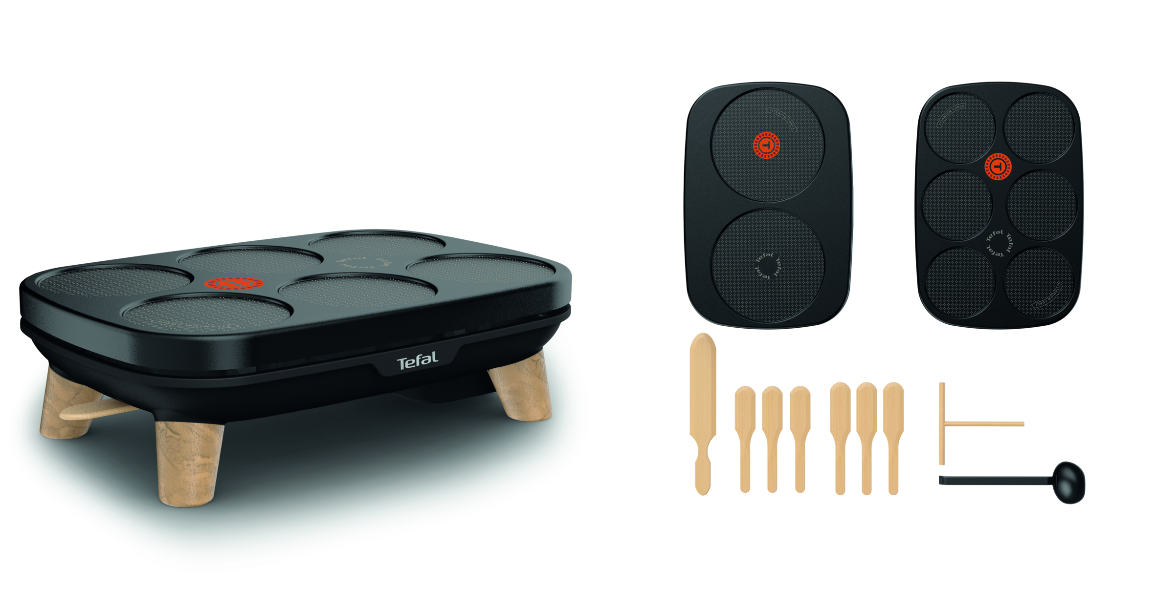 Gourmet PY900812 Appareil à crêpes - Petites et grandes empreintes