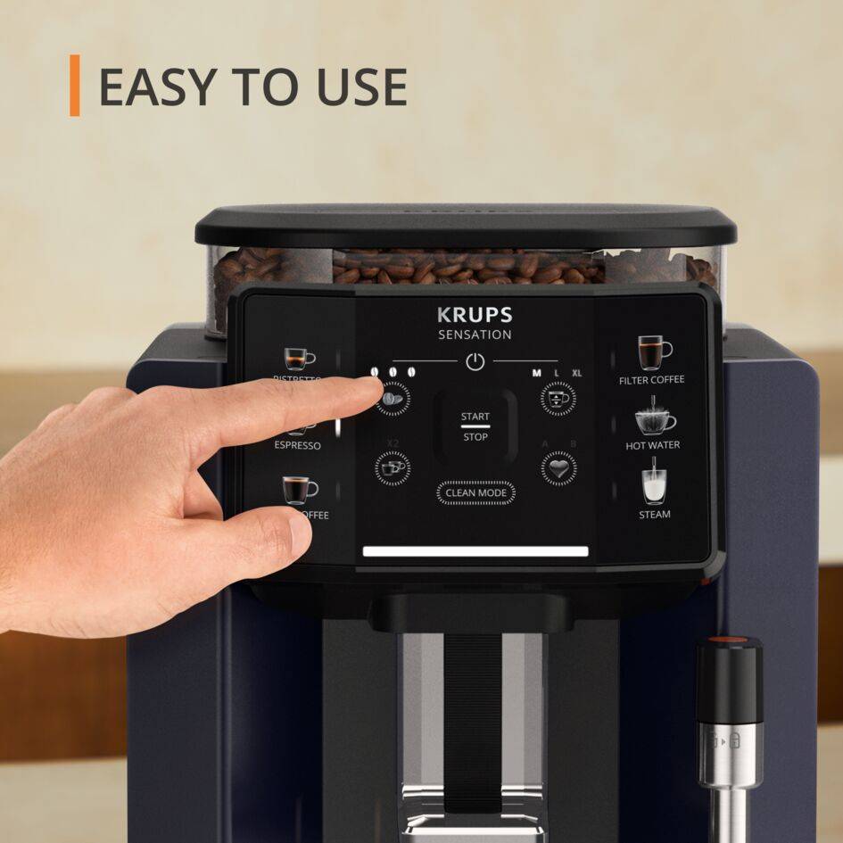 Sensation EA910B10 Volautomatische espressomachine - 4 koffierecepten - 1,7L