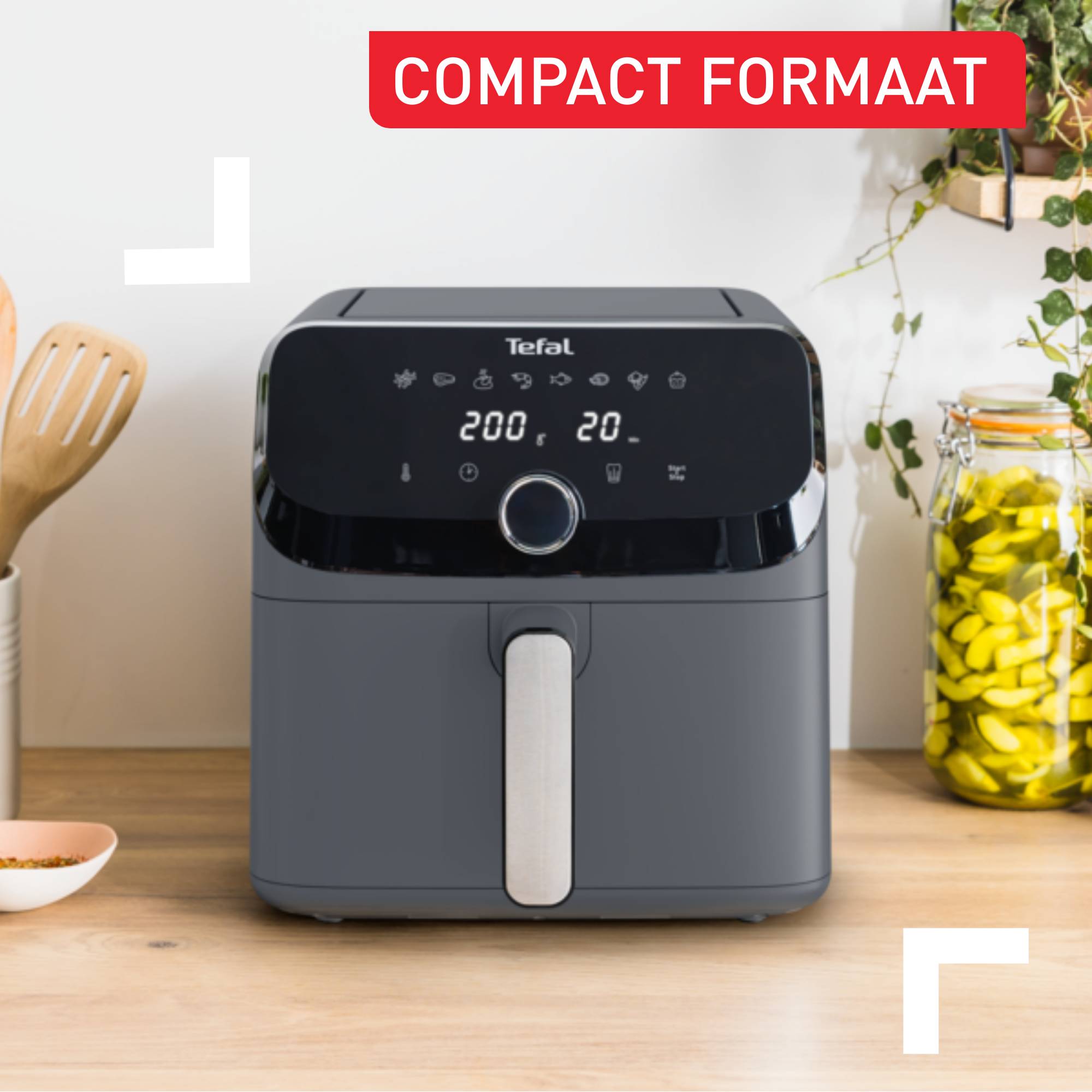 Easy Fry Mega EY855BE0 Air Fryer - 8 programma's - 7.5 L