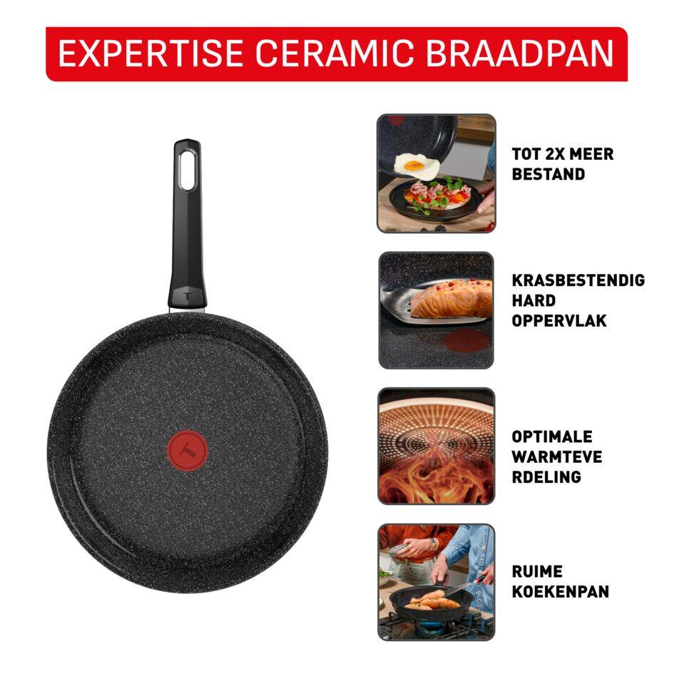 Expertise Ceramic G2020432 Braadpan - 24 cm - Inductie