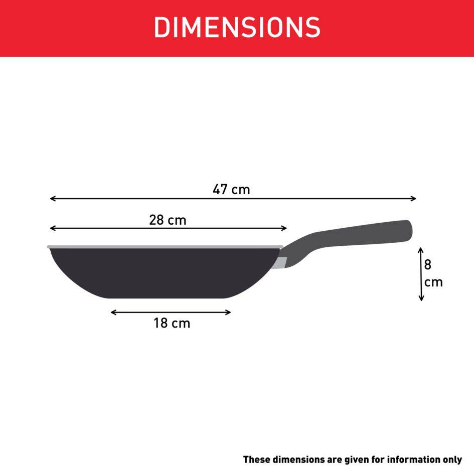 Ultimate On G26019AZ Wok - 28 cm - Induction