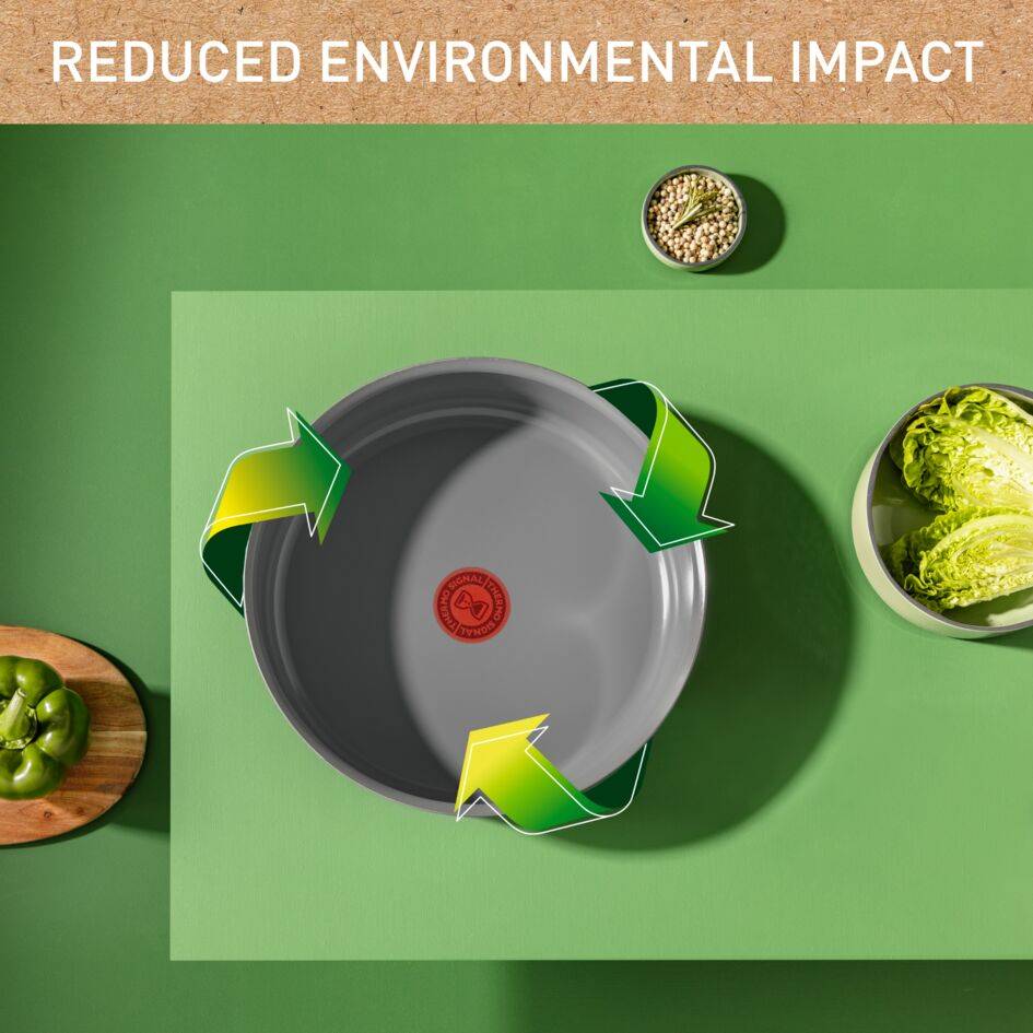 Ingenio Renew On L2603502 Keramische sauteerpan met afneembare handgreep - 24&nbsp;cm - Inductie