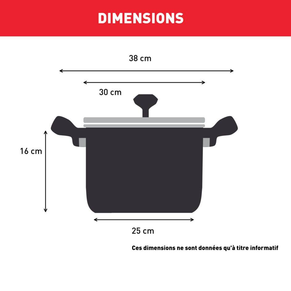 Intuition XL B8646404 Casserole inox - 28 cm - Induction
