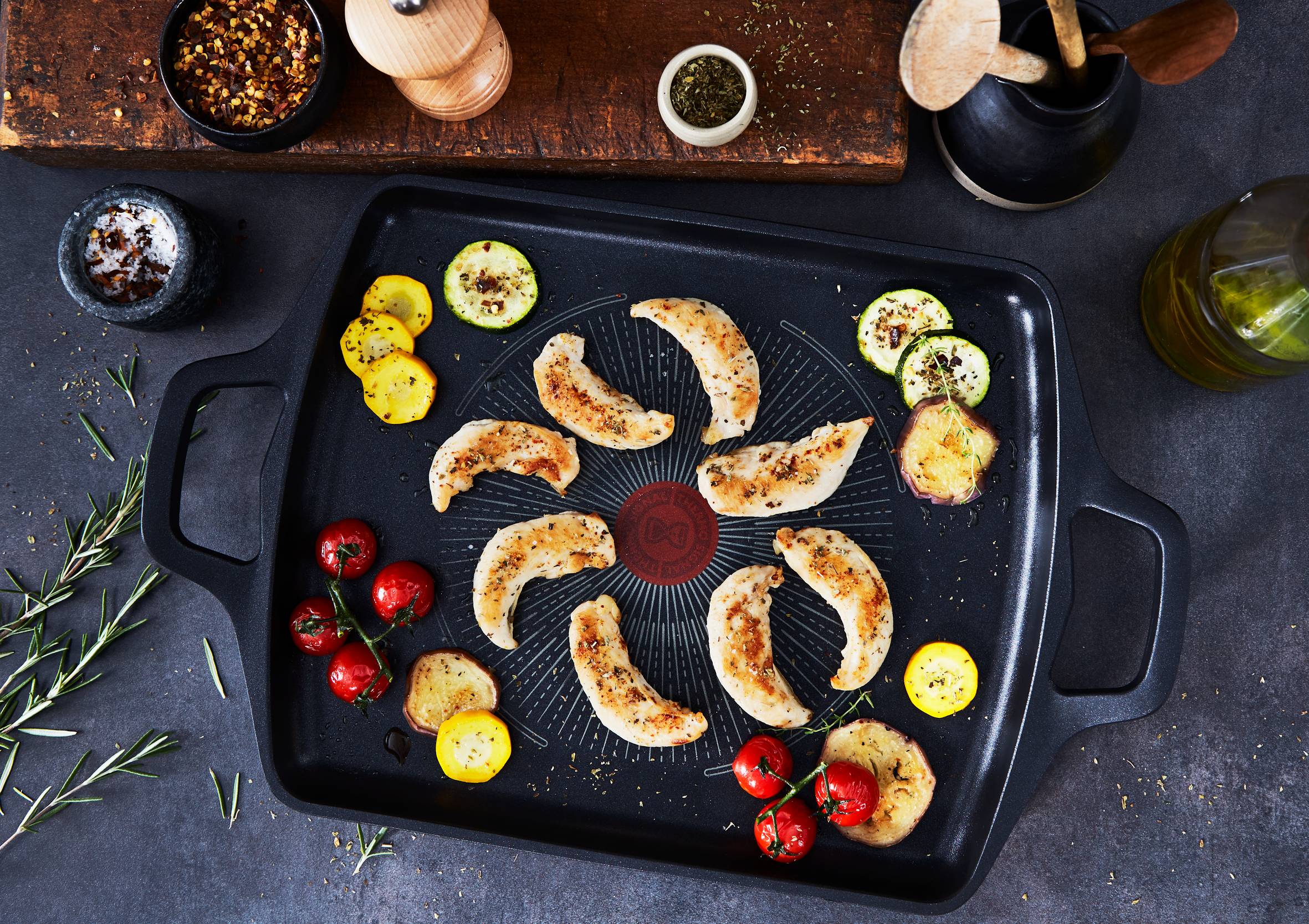 Robusto E2499844 Plancha en fonte - 26x32 cm