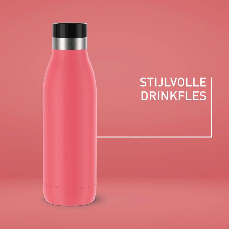 Bludrop Basic N3110410 Drinkfles - 0,5L - Koraal