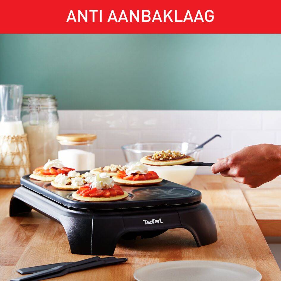 Crep'Party Eco PY55E810 Pannenkoekenmaker voor 6 pannenkoeken