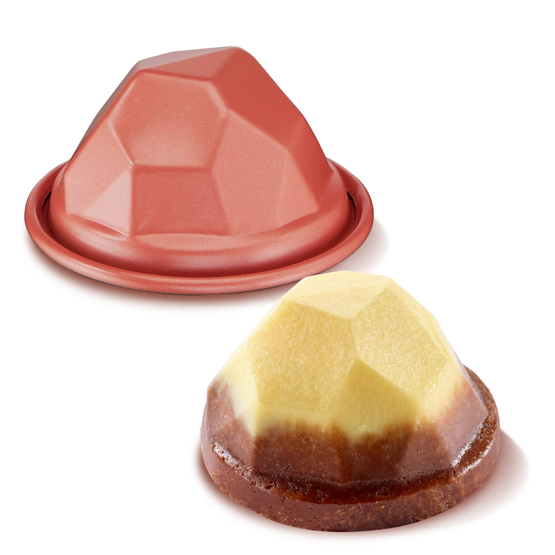 CreaBake J3059104 Set de 3 moules rocher - Cake Factory