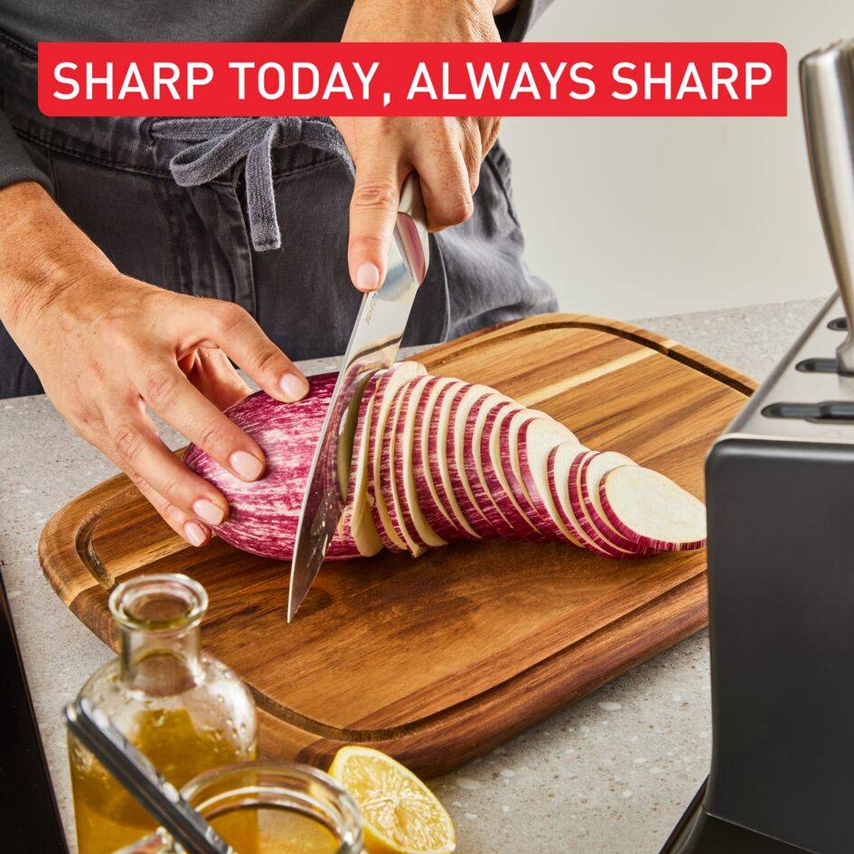 EverSharp K2977S44 6-delige messenset + messenblok met geÏntegreerde slijper