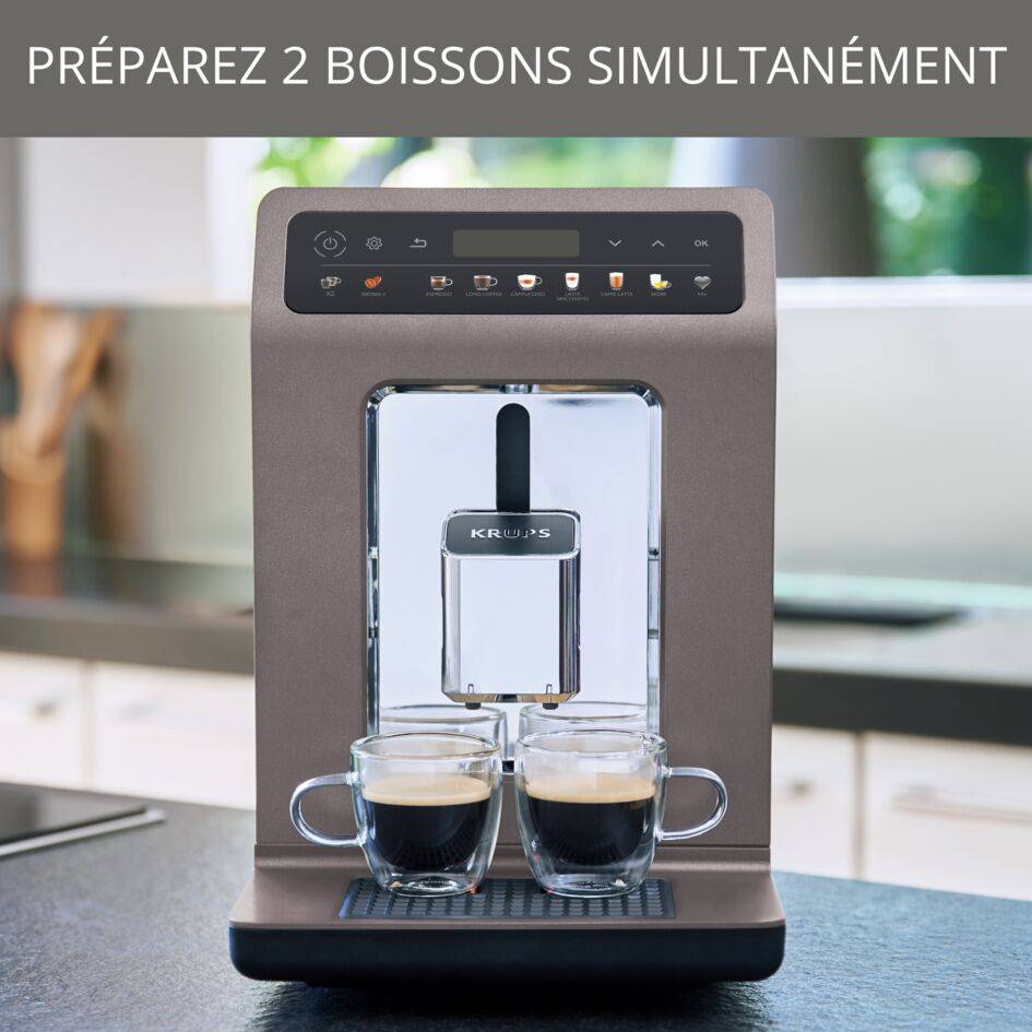 Evidence One EA895E10 Machine à Espresso automatique à grains - 12 recettes de café - 2,5 L