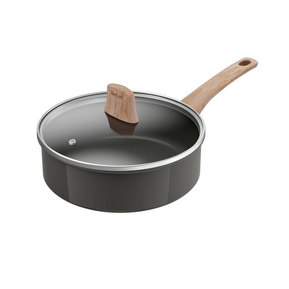 Renew G0213202 Keramische sauteerpan + glazen deksel - 24 cm - Inductie