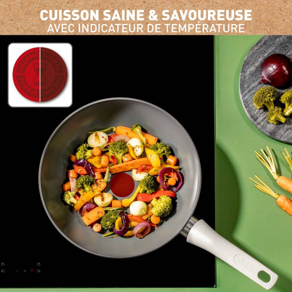 Renew On C4271932 Wok en céramique - 28 cm - Induction