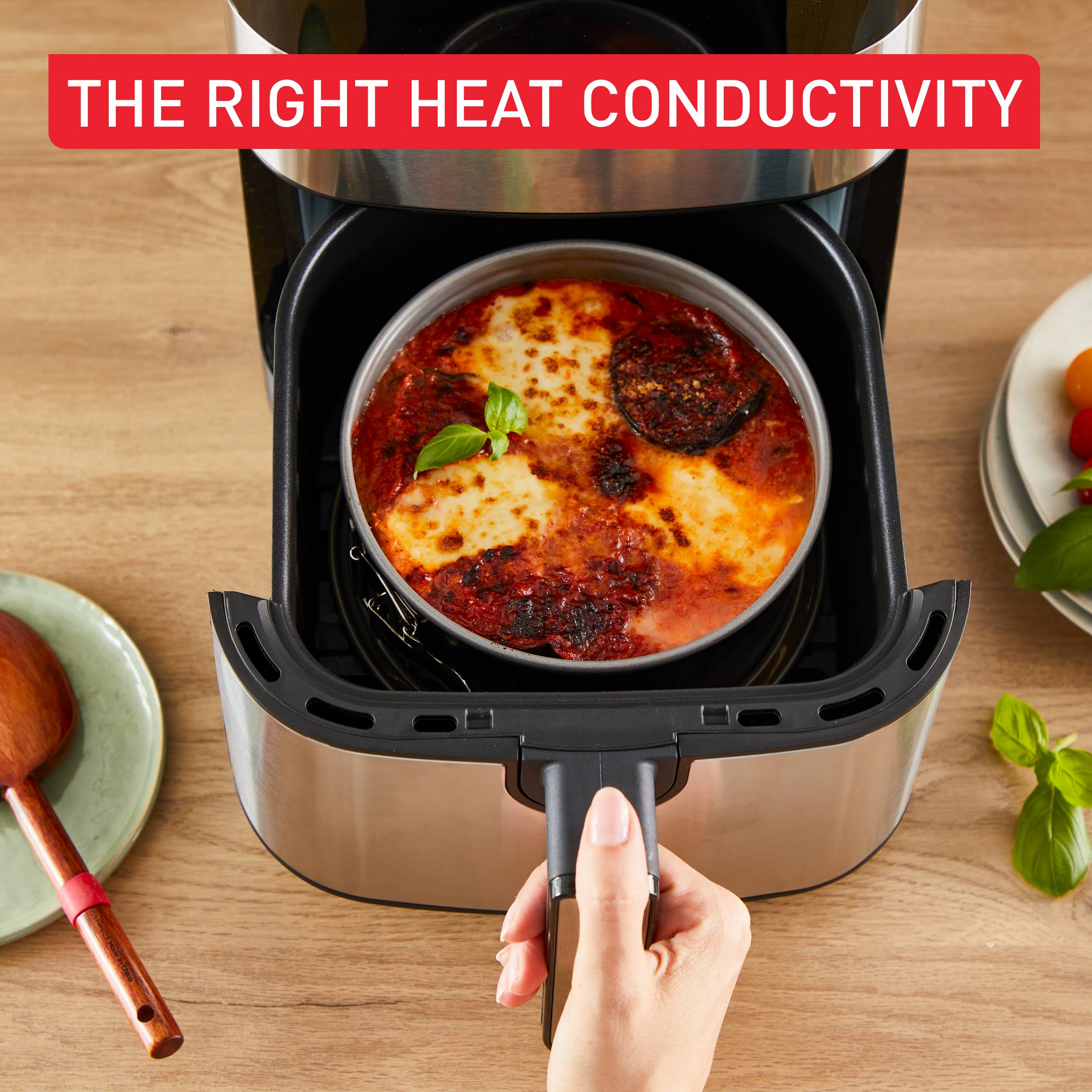 Easy Release J176S204 Set de 2 moules à gâteaux pour air fryer