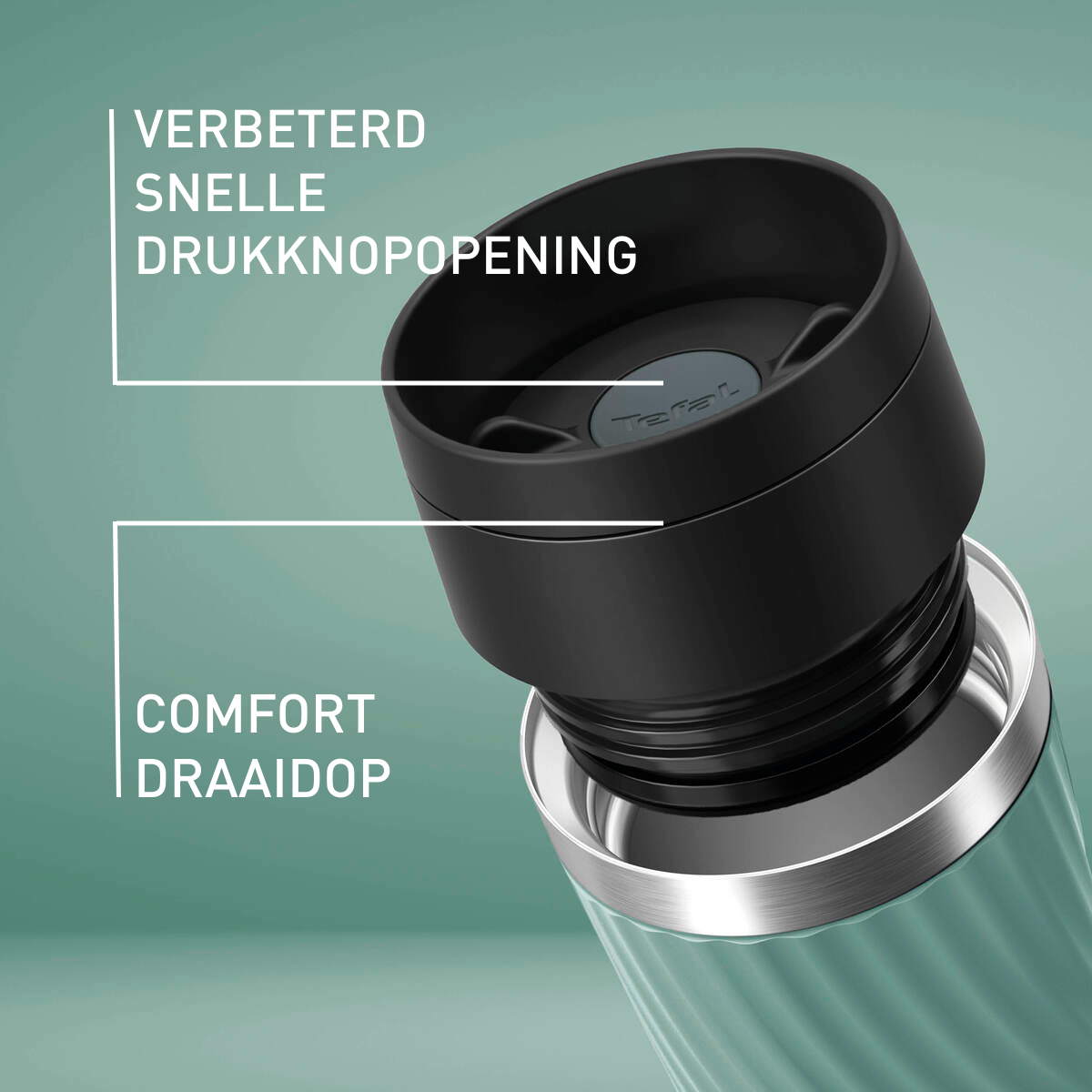 Travel Mug Easy Twist N2024310 Isotherme drinkbeker - 0,36L - Groen