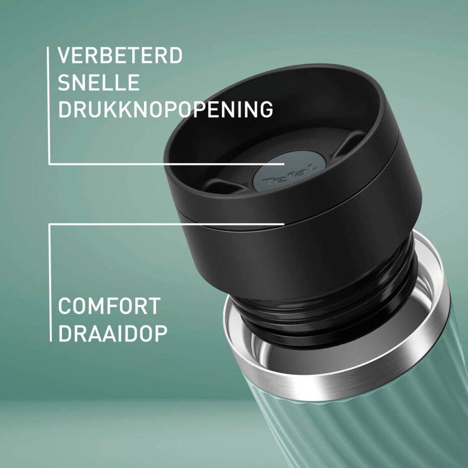 Travel Mug Easy Twist N2024310 Isotherme drinkbeker - 0,36L - Groen