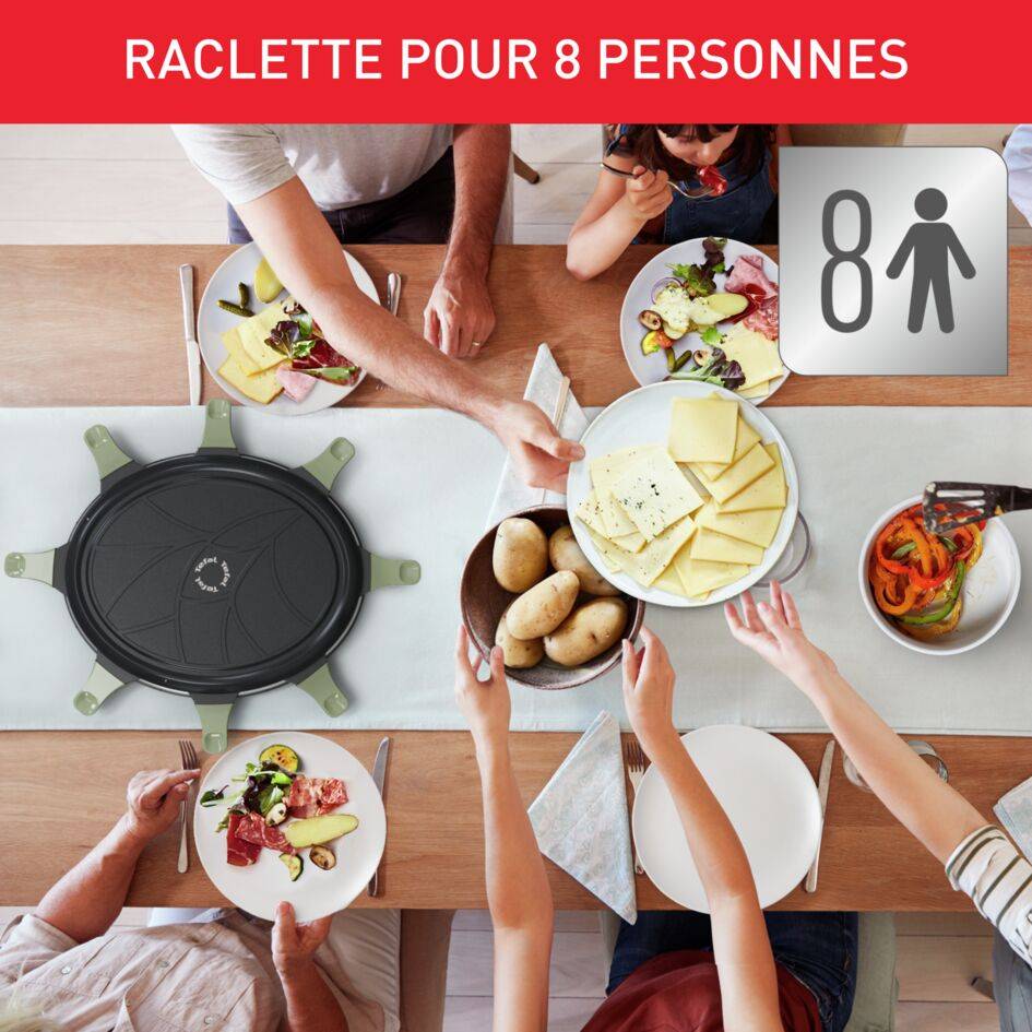 Eco Respect RE31E810 Appareil à raclette - 8 personnes