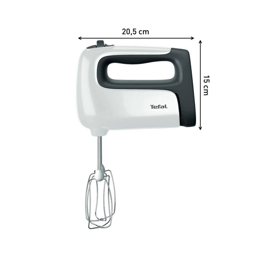 Prep’Mix+ HT462138 Handmixer + deeghaken + staafmixer-opzetstuk + maatbeker