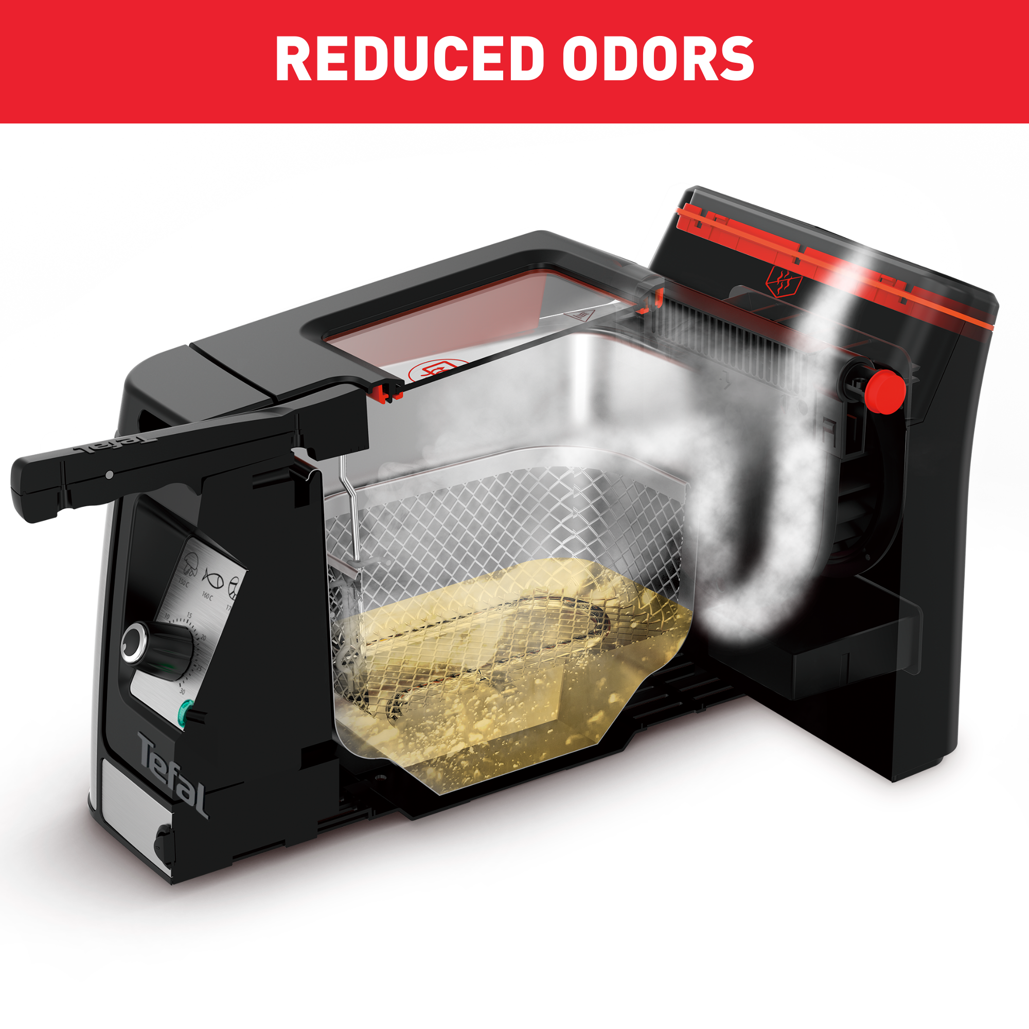 Clear Duo FR600D10 Friteuse met luchtfiltersysteem - 3,5L