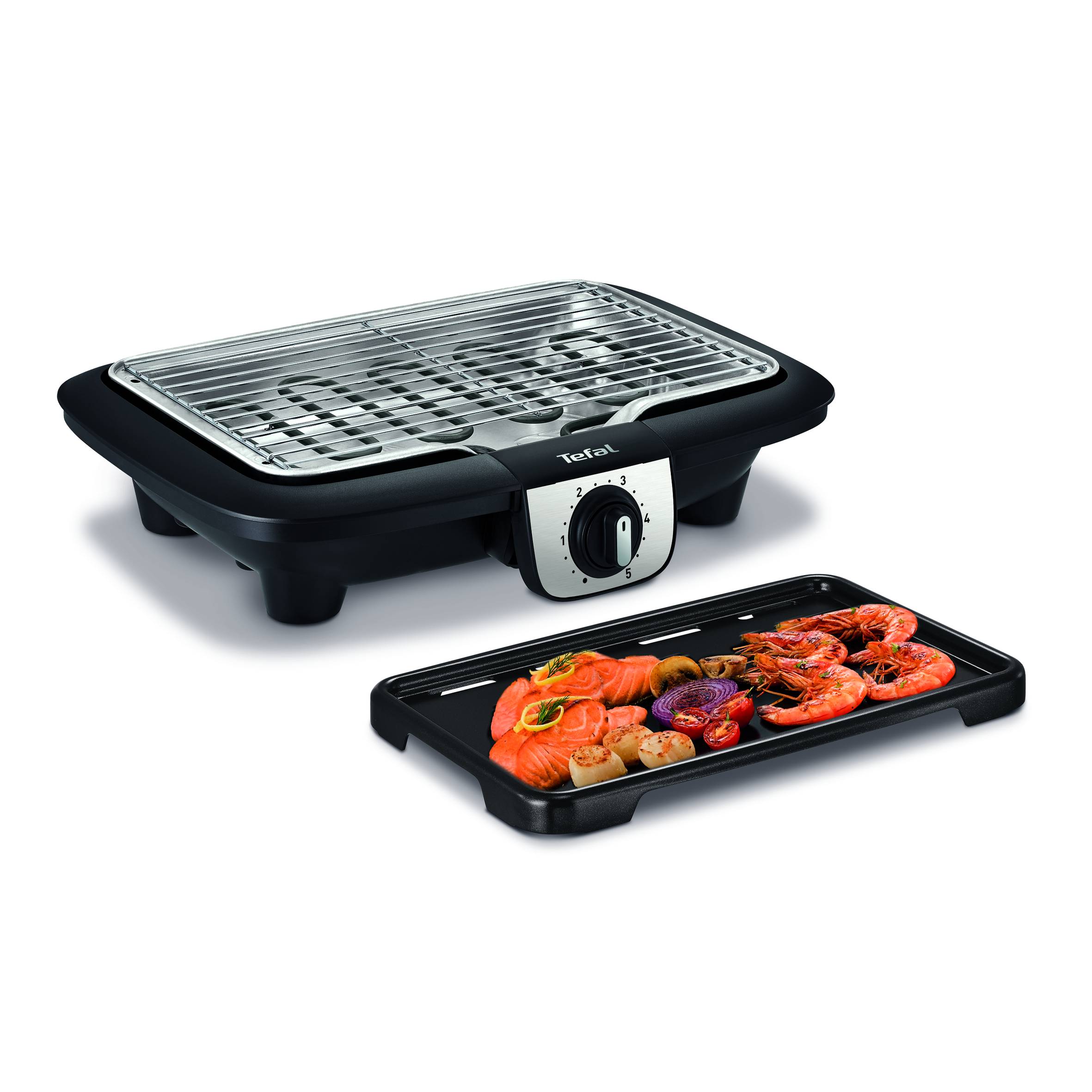 Easy Grill 2-in-1 BG930812 Barbecue & Plancha - 2100W - 23x37 cm