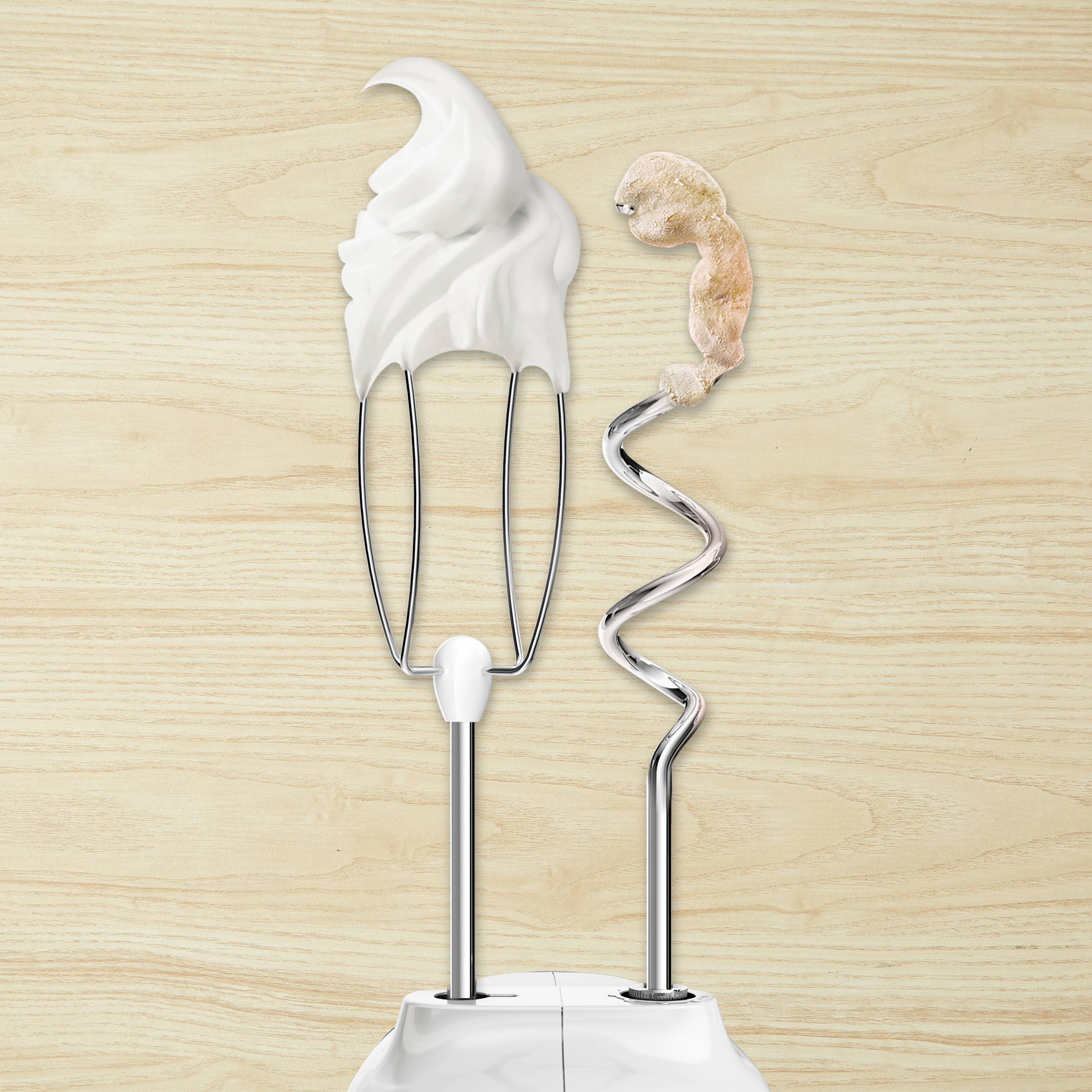 Prep’Mix+ HT462138 Handmixer + deeghaken + staafmixer-opzetstuk + maatbeker