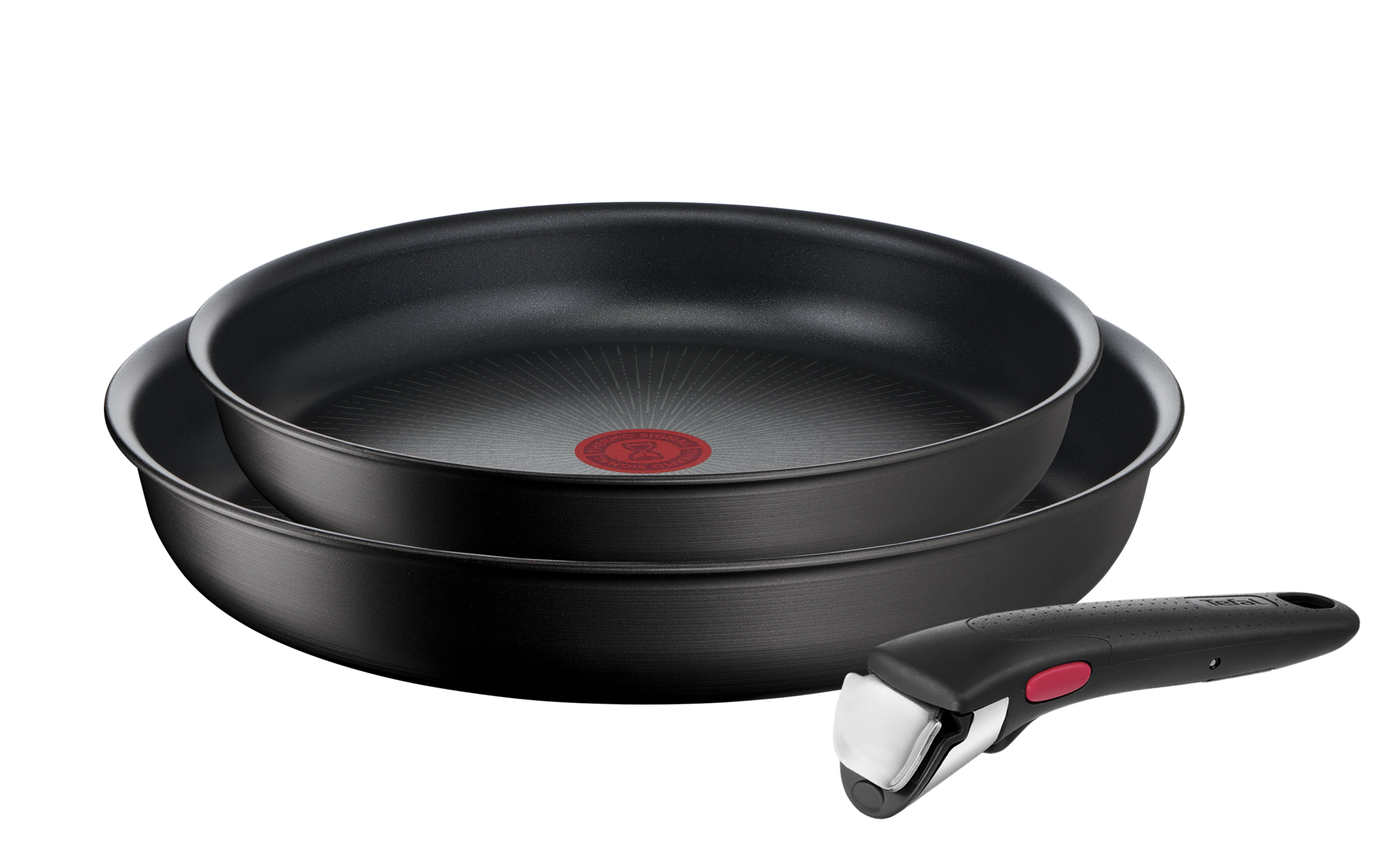 Ingenio Eco Resist L3979002 Set de 2 poêles 22/26 cm + poignée amovible - Induction