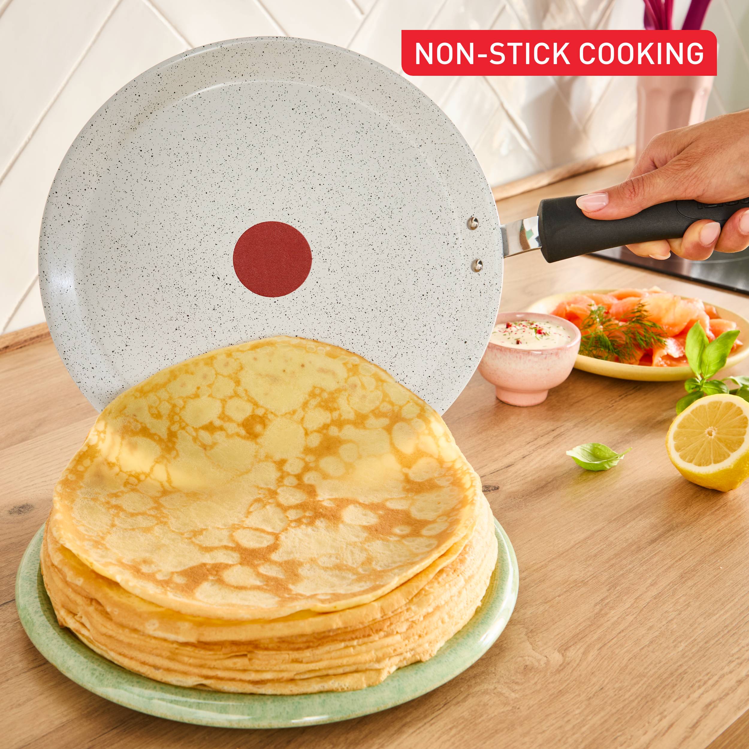 Pancake Day 2026, Pannenkoekenpan 28 cm, Keramische antiaanbaklaag, gelijkmatige verwarming