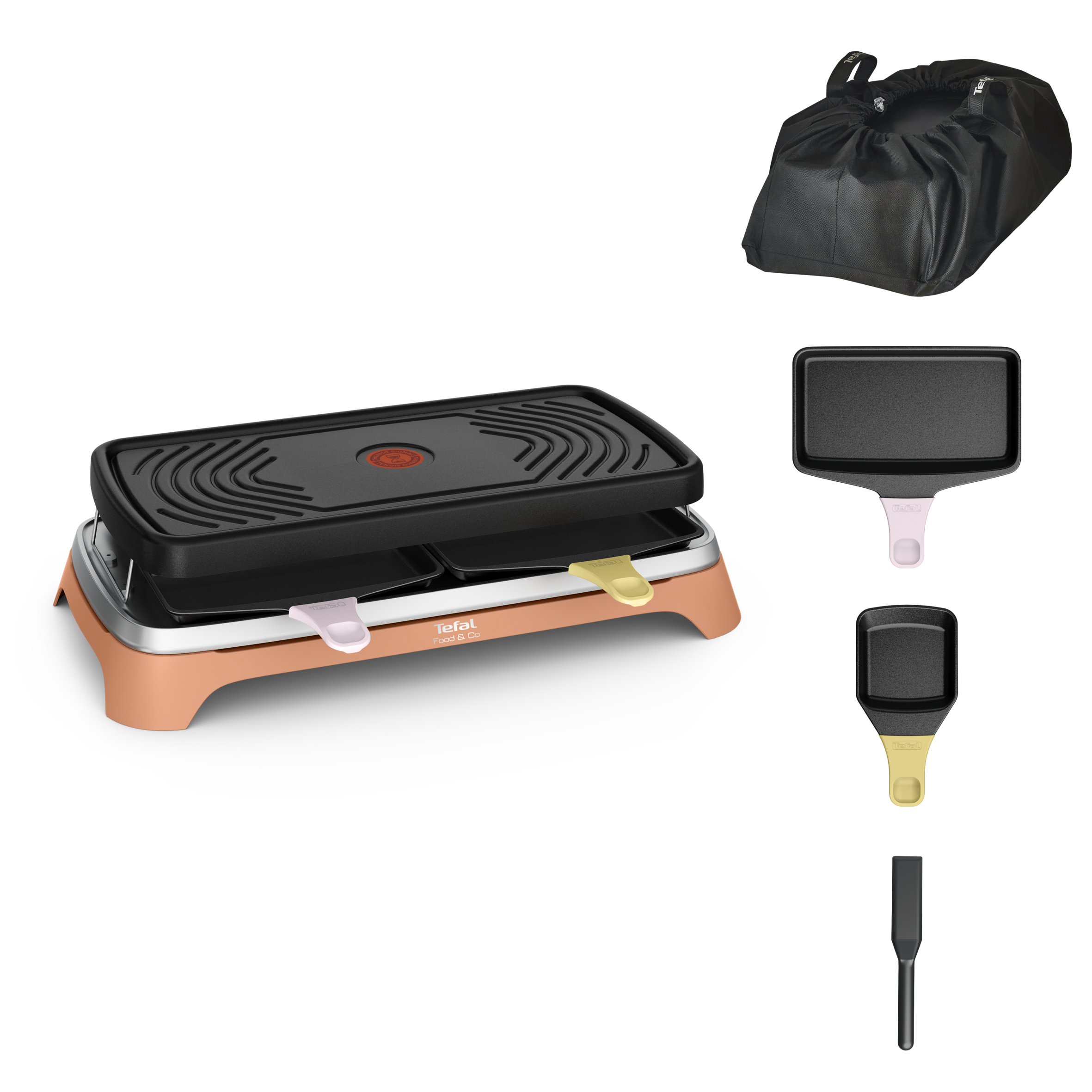 Food & Co RE651JF0 Appareil à raclette polyvalent - 8 personnes