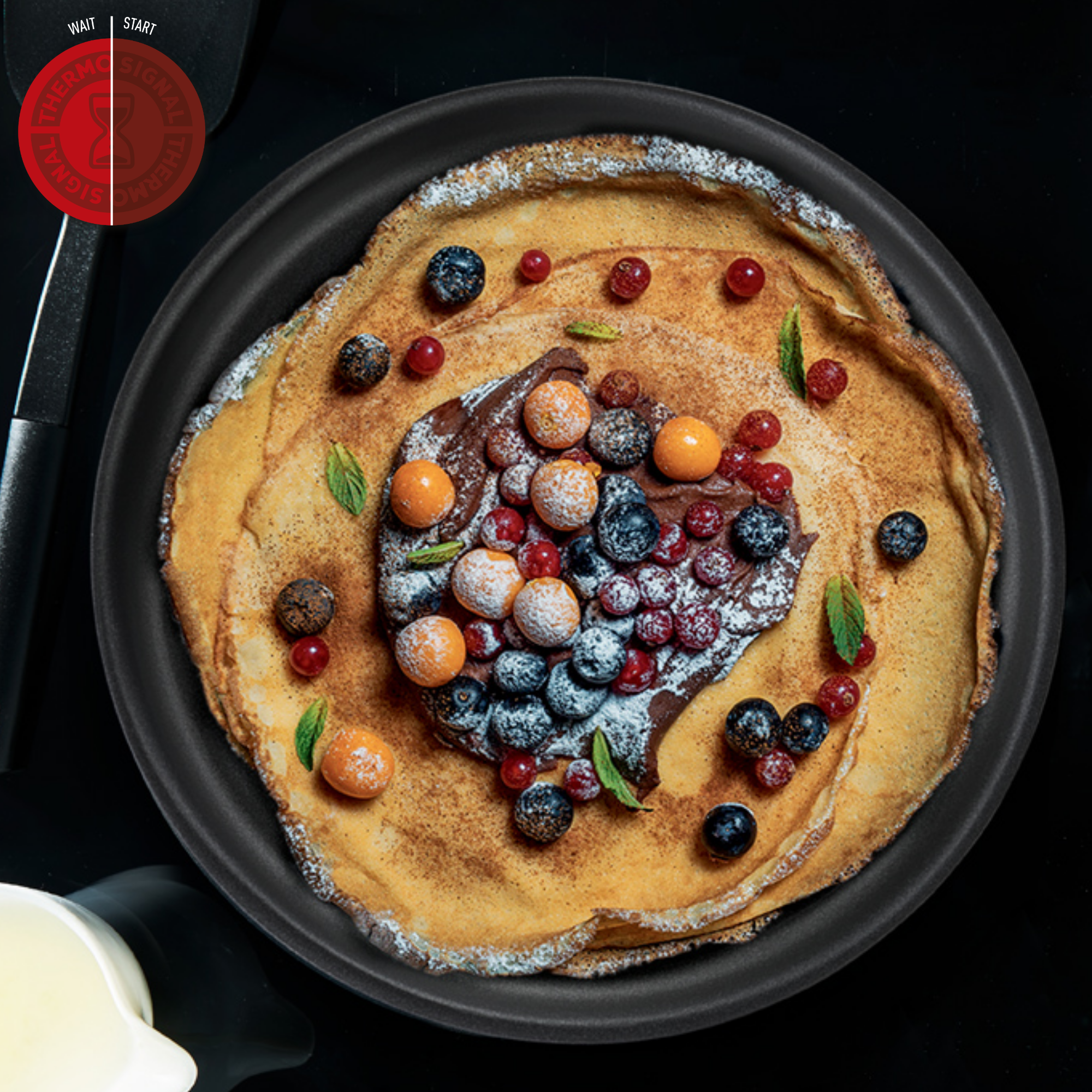 Ingenio Eco Resist L8581004 Poêle à crêpes - 27 cm - Induction