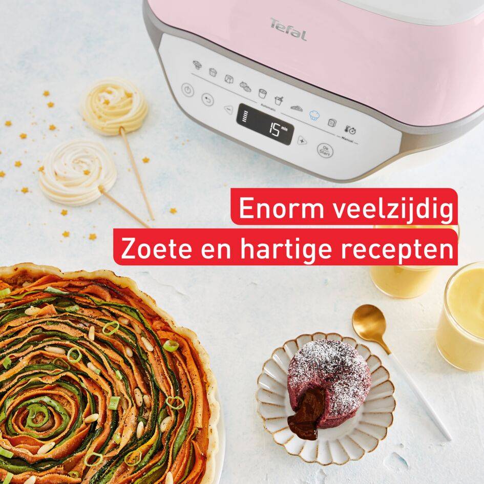 Cake Factory Infinity KD850110 Intelligent patisserietoestel, broodbakmachine, yoghurtmaker en oven