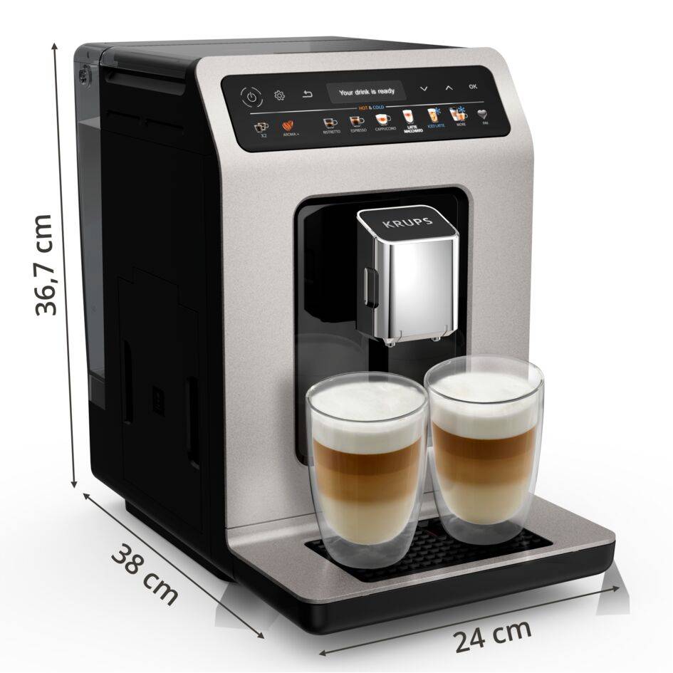 Evidence Hot & Cold EA898DF1 Machine expresso automatique - 18 recettes chaudes et froides
