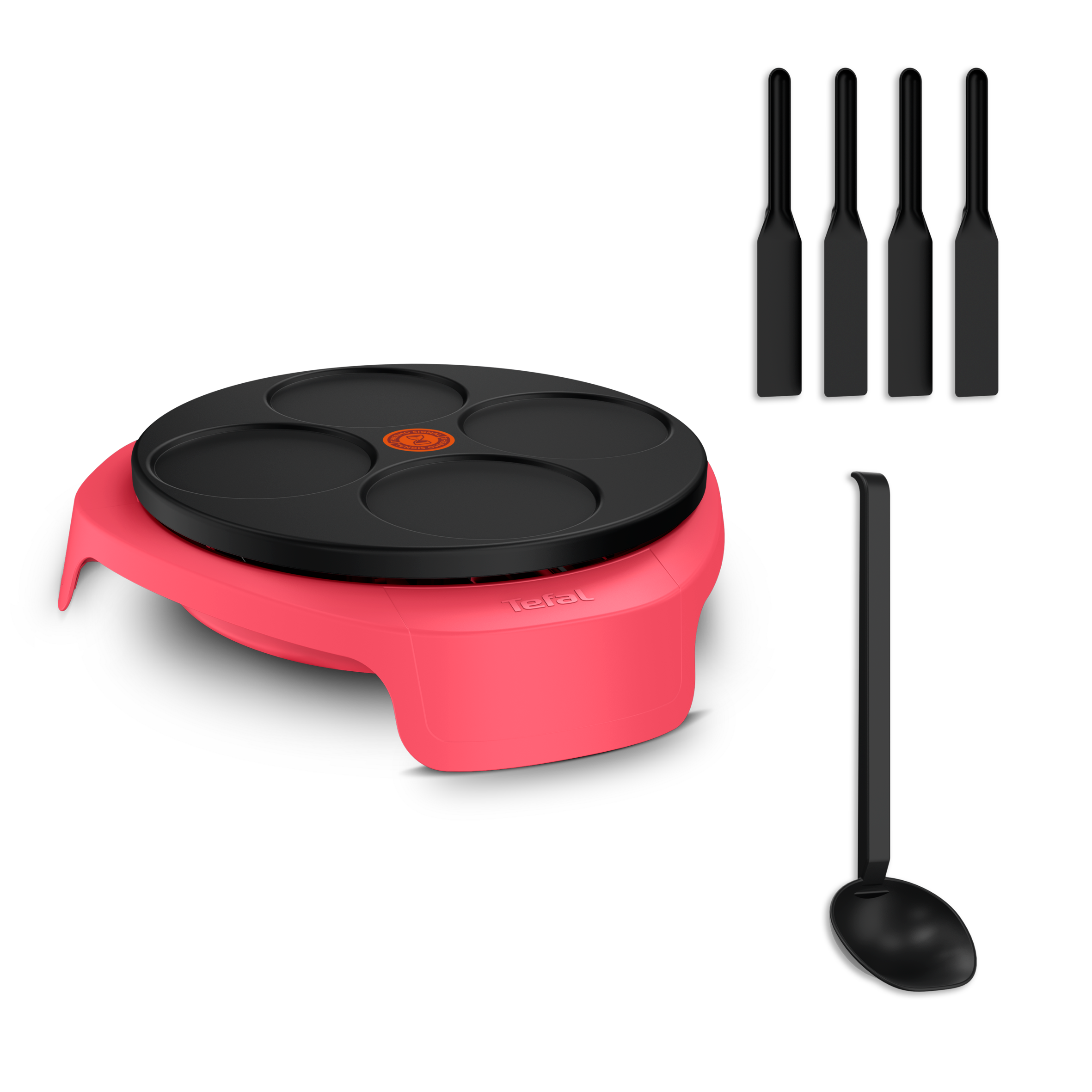 Crep'Party PY3207F0 - Appareil à crêpes pour 4 crêpes