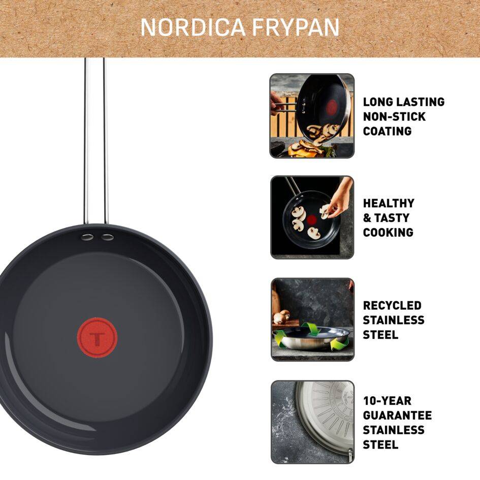 Nordica H8710455 Poêle à frire - 24 cm - Induction