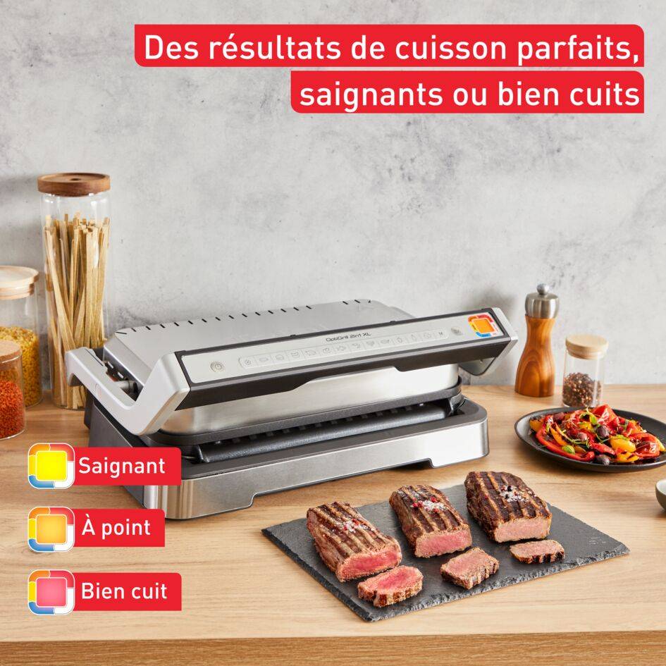 OptiGrill 2-en-1 XL GC782D10 Grill & Barbecue Intelligent - 12 programmes