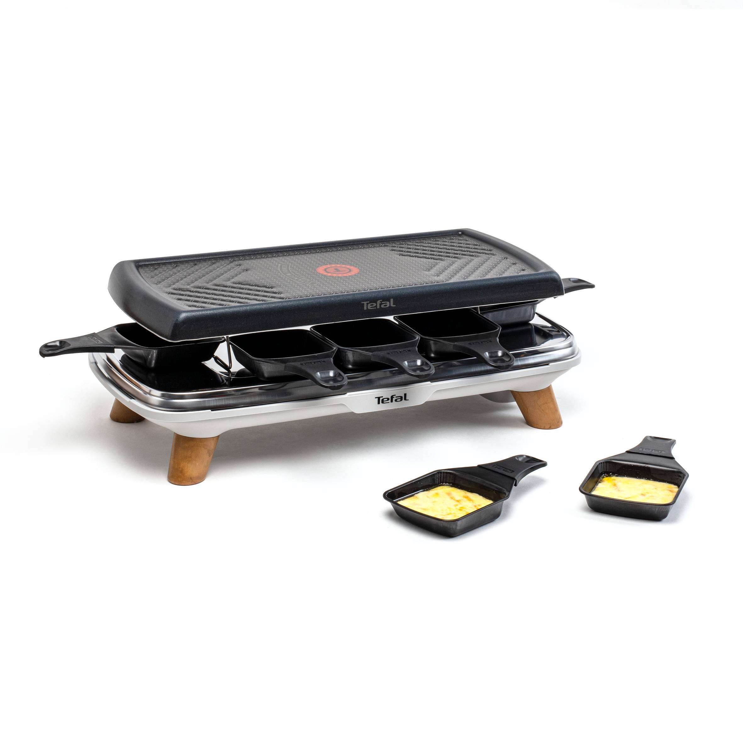 Nordic Spirit RE610D12 Appareil à raclette 3-en-1 - 8 personnes