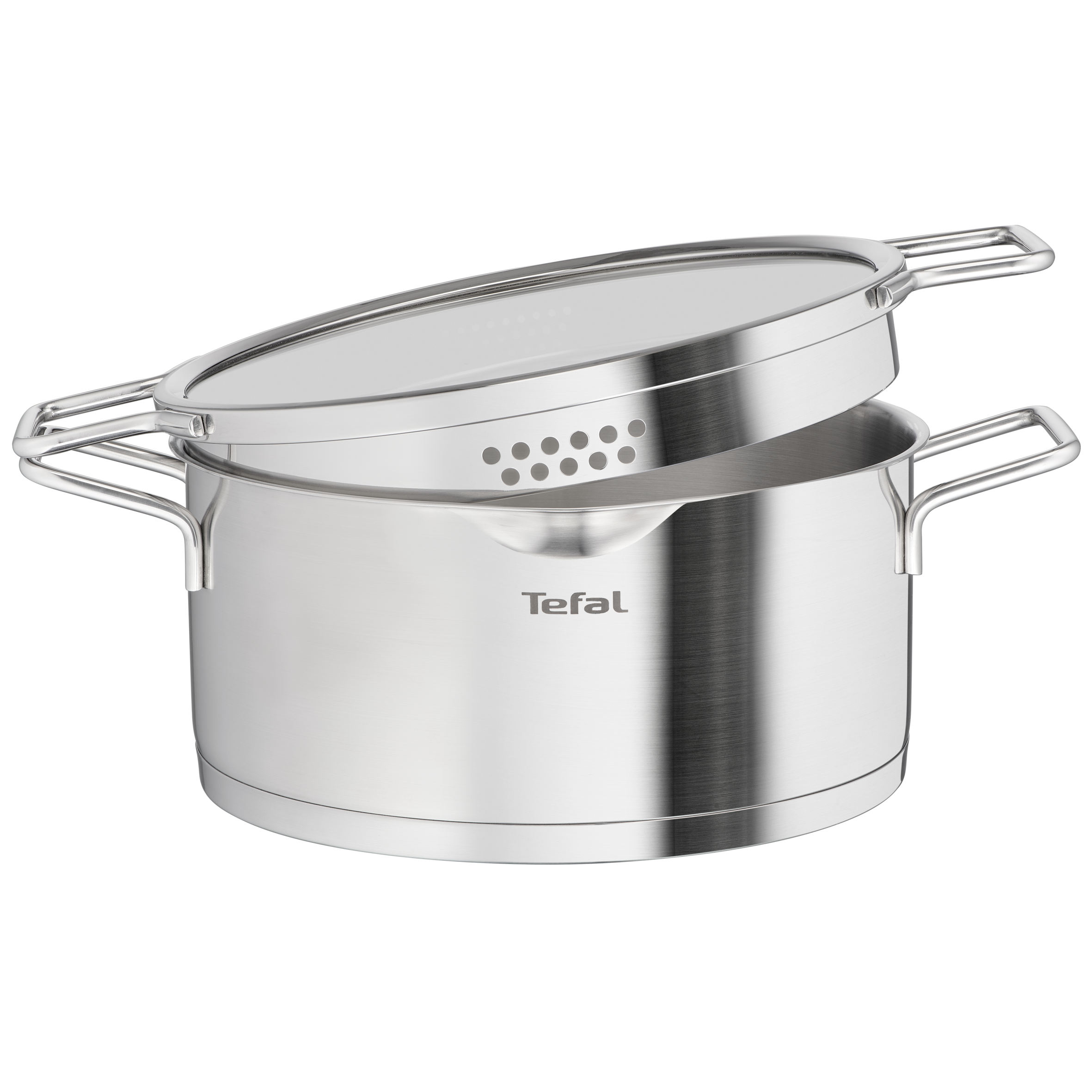 Nordica H8524636 Kookpot + glazen deksel - 24 cm - Inductie