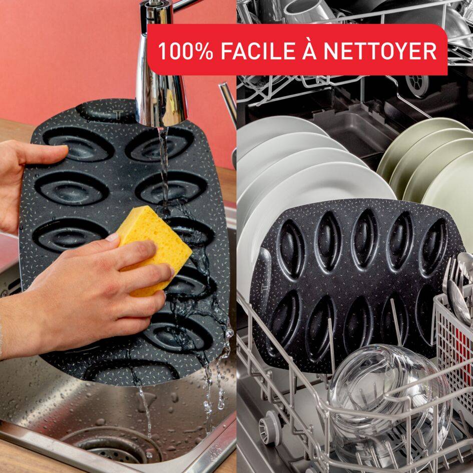 PerfectBake J5734802 Moules à madeleines - 16 empreintes - 21x29cm