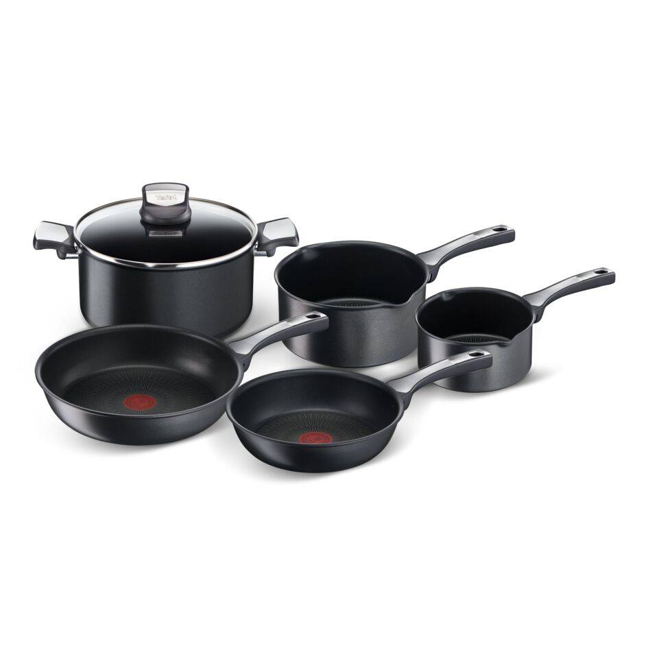 Unlimited On G25990AZ Set van 6 stuks -Pannen 22/26 cm + Kookpotten 16/20 cm + Kookpan 24cm + deksel
