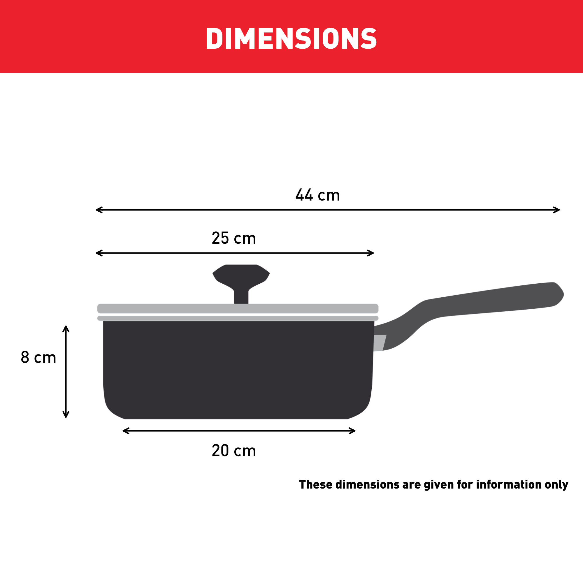 Unlimited On G25932AZ Sauteuse 24 cm + couvercle