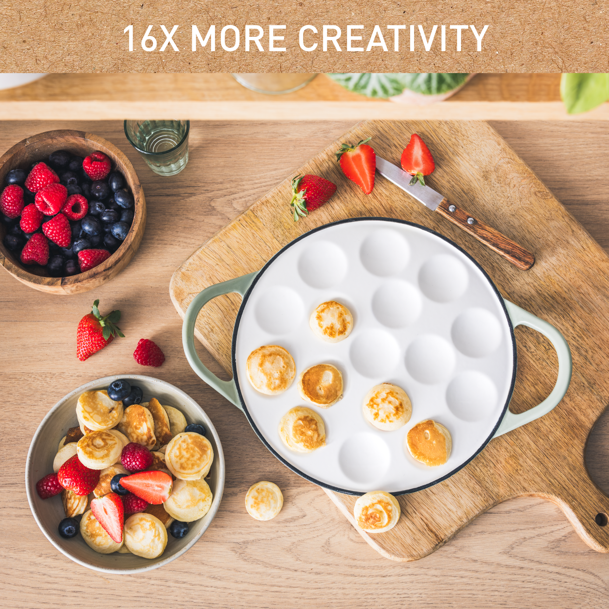 Lov E2580425 Poffertjespan - 16 stuks - Inductie